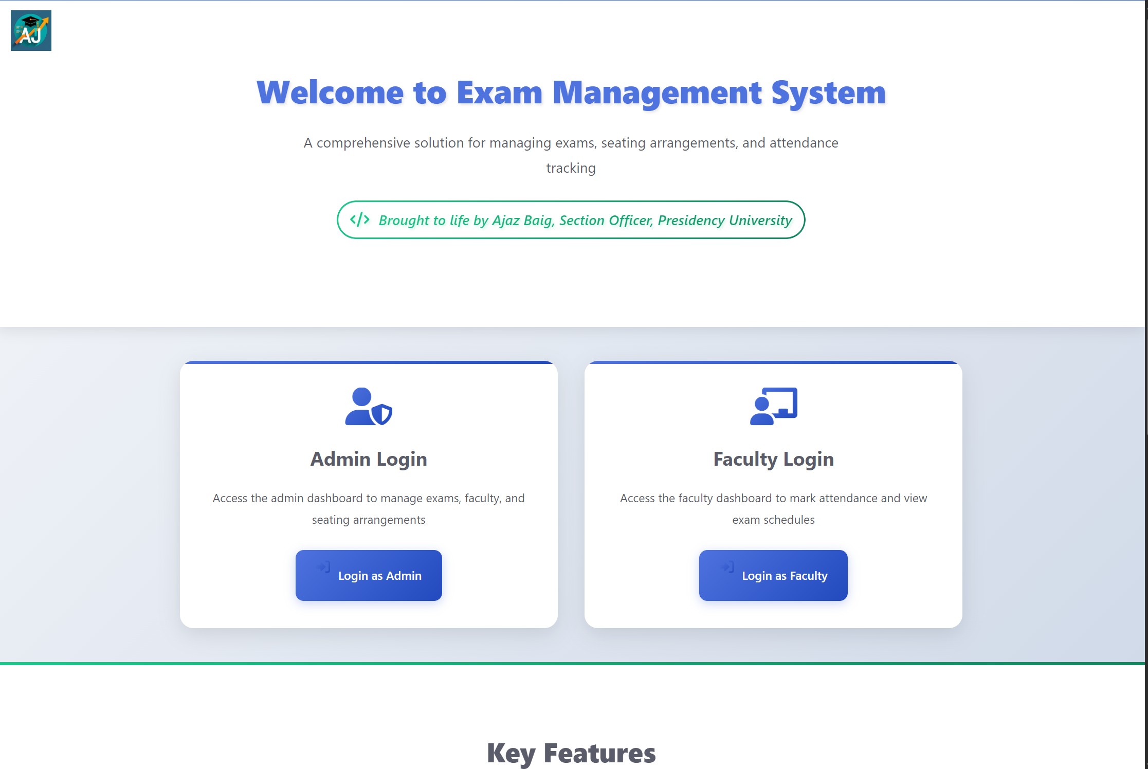 Exam Management System